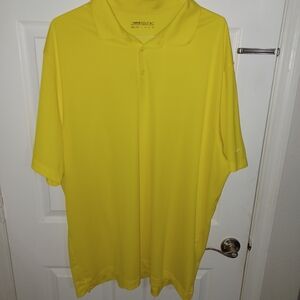 Nike Men's Yellow Polo Shirt